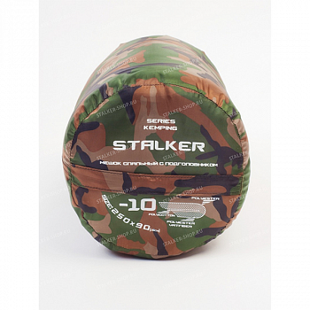 Спальник Stalker Camping (до -10˚С), woodland / ssh-139-10wood
