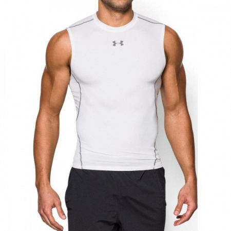 Майка тренировочная компрессионная Under Armour белый р-р XL / 4879