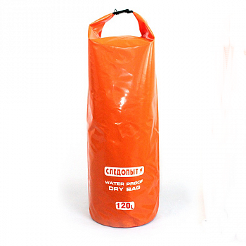 Гермомешок "СЛЕДОПЫТ - Dry Bag" без лямок, 120 л, цв. оранжевый / PF-DBS-120