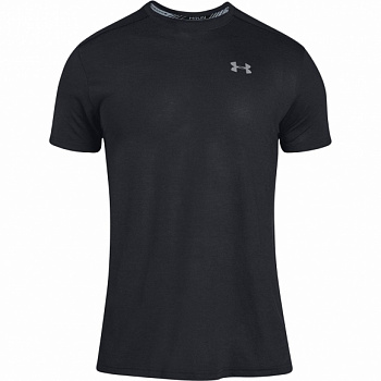 Футболка (UA Threadborne Streaker SS Black / Steel / Reflective) Р. M / 1271823-002
