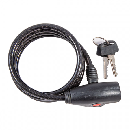 Замок велосипедный 8х1800mm ключ+ GK GK102.106 1/60 GK102.106 / TT
