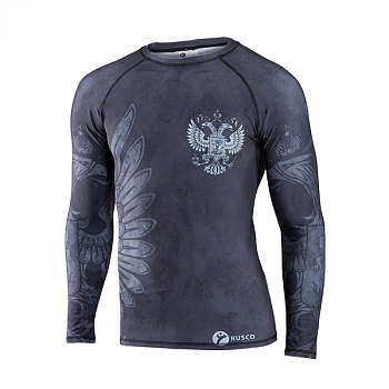 Рашгард для MMA Rusco Black Herb, взрослый (M) / 16278