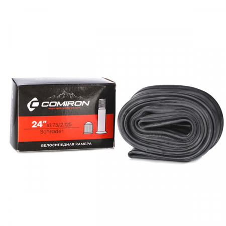 Камера для велосипеда бутиловая COMIRON 24X1.75/2.125 Schrader 45mm 206g / 685833