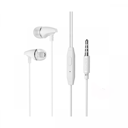 Наушники с микрофоном BOROFONE BM25 (гарнитура) Белые