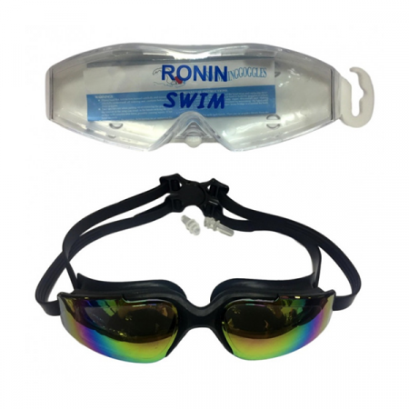 МС278 Очки Ronin SWIM, ЧЕРНЫЕ,  в футляре / 13152