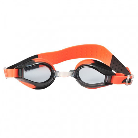 Очки д/плавания JR (сменная переносица, цвет красно-черный, дымчатые стёкла, 100% защита УФ / 2439-8