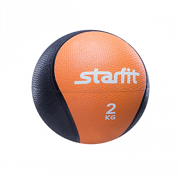 Медбол STARFIT Pro GB-702, 2 кг, оранжевый / 7299