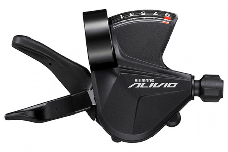 Шифтер Shimano Alivio M3100, прав, 9 ск, тр. 2400 мм / ASLM3100RC