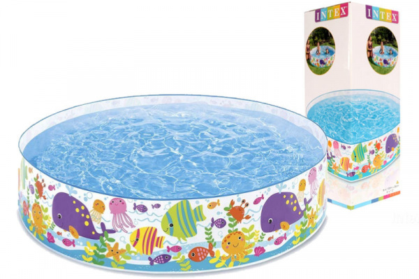 Детский каркасный бассейн "Океан", 183*38 см INTEX, 56452NP / Alcap