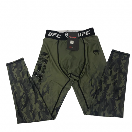 Компрессионные штаны Venum UFC Fight Week хаки р-р 2XS / 2813