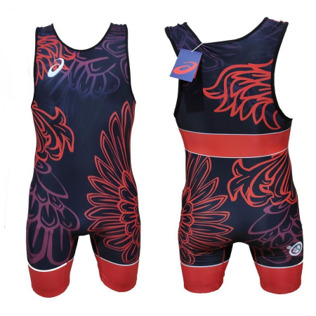 Трико ASICS ALROSA черно-красный р-р 3XL / 1805