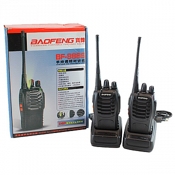 Рации Baofeng BF-888S (UHF) в комплекте 2шт