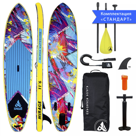 Надувная SUP-доска Сапборд (SUP board) MIRAGE-11 / Alcap