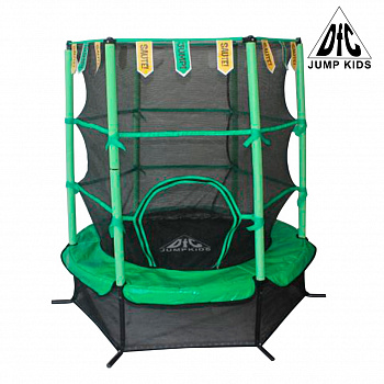 Батут DFC JUMP KIDS 55" зеленый, сетка (137см) / 55INCH-JD-G
