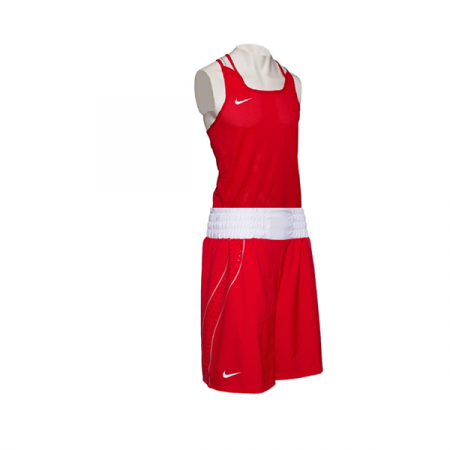 Боксерская форма Nike (майка и шорты) (S, красный) / Рат