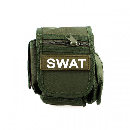 Подсумок SWAT с 3-мя отделениями, CH-02 olive / rep-401olive