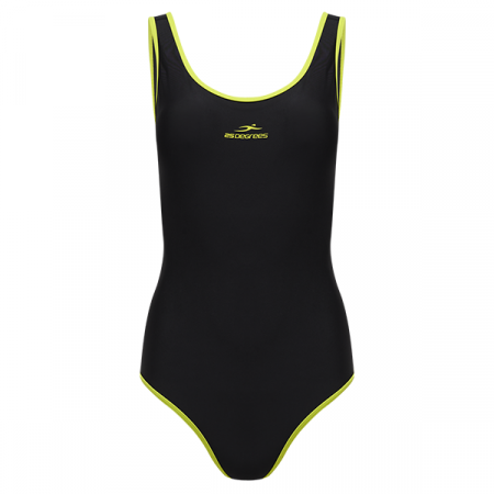Купальник для плавания 25DEGREES Edge Black/Lime 25D22001W, полиамид (44) / 1757