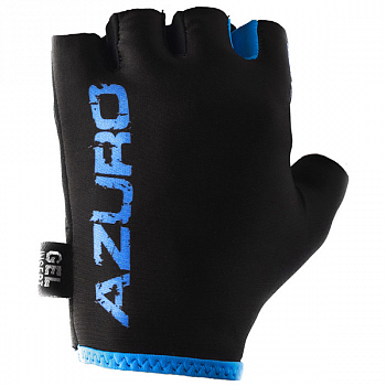 Перчатки велосипедные VincaVG 838 New Azuro черные с голубым (M)