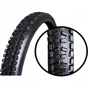 Покрышка 26"х2,35 черная P1124, Wanda / 307261124
