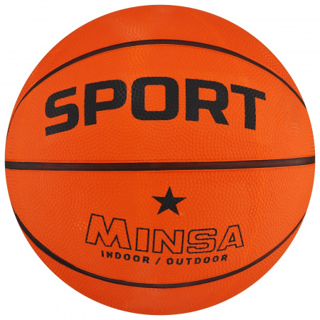 Мяч баскетбольный MINSA SPORT, ПВХ, клееный, размер 7, 620 г / 7306805