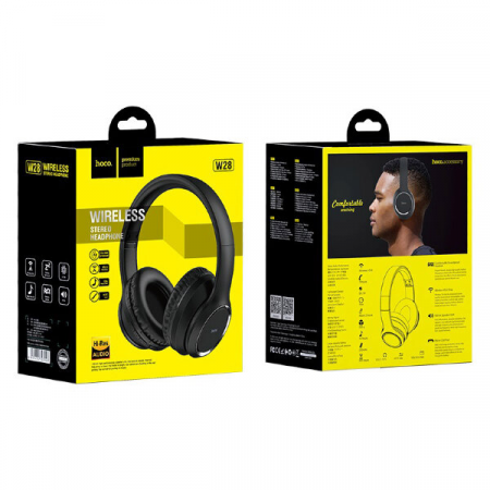 Наушники Bluetooth HOCO W28 Black