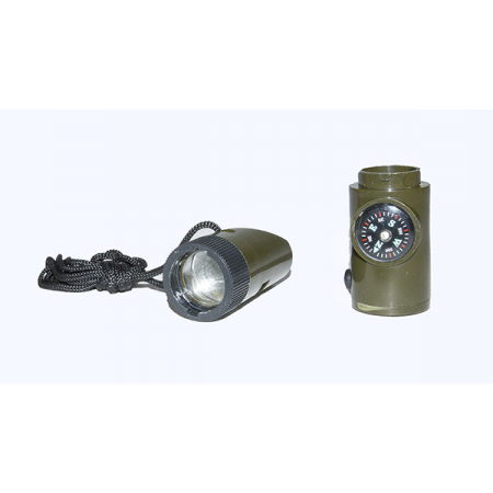 Многофункциональный комплект выживания (Whistle 7 in 1), olive / 3050B