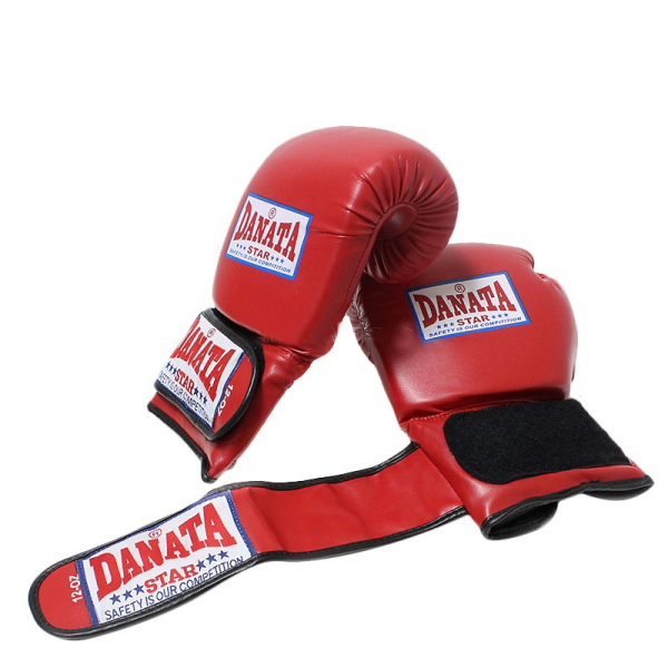 Перчатки бокс Lion к.з 12oz красн. /DAN