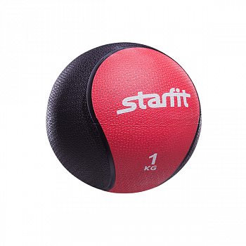 Медбол STARFIT Pro GB-702, 1 кг, красный / 7297