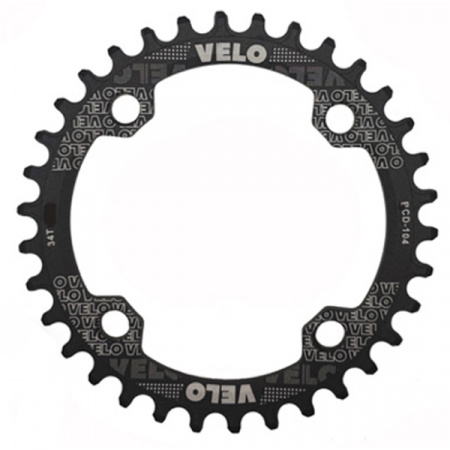 Звезда Narrow Wide PCD-104 для системы шатунов велосипеда 34 зуба, алюминиевая, VELO / 3002620-36