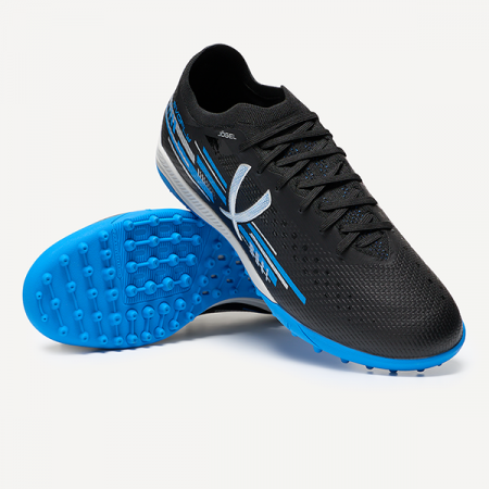 Бутсы многошиповые Jogel Evofly TF PRO Black/blue, черный/голубой (38) / 4197