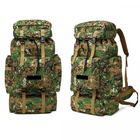 Рюкзак туристический PANYANNZHE Extreme 80л, В75*Ш35*Г25см., цв. КМФ пиксель (146-007) (25) / 701136