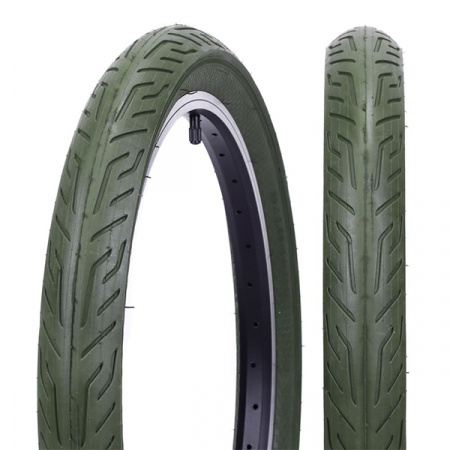 Покрышка для велосипеда KRYPTON BMX STORM 20X2.50 Green 27TPI / 741611