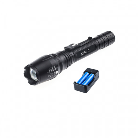 Фонарь аккумуляторный HIGHLGHT TORCH, LED, многофункц.сигн. SOS, 2800W / 700524