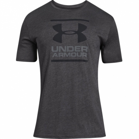 Футболка (UA GL Foundation SS T Charcoal Medium Heather / Graphite / Black) р. M / 1326849-019