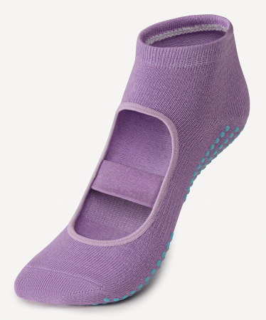 Носки для йоги STARFIT SW-220, фиолетовый пастель, 36-41 / 2580