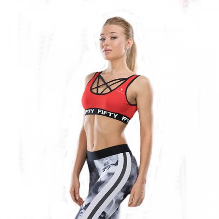 Женский бра-топ FIFTY Zazzle FA-WB-0104-RED, красный (S) / 14491