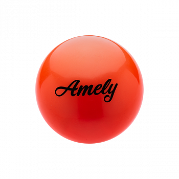 Мяч для х/г Amely AGB-101 15 см, оранжевый / 12845