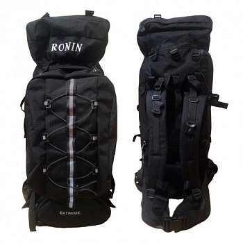 Рюкзак Ronin 70л, станковый, 2 в 1 double (двойной), черный / 10665