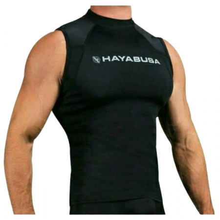 Майка тренировочная компрессионная Hayabusa Haburi черный р-р M / 4593
