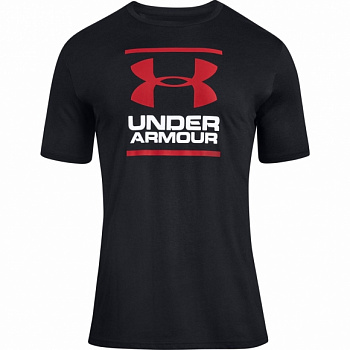 Футболка (UA GL Foundation SS T Black / White / Red) р. S / 1326849-001