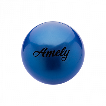 Мяч для х/г Amely AGB-101 19 см, синий / 12848