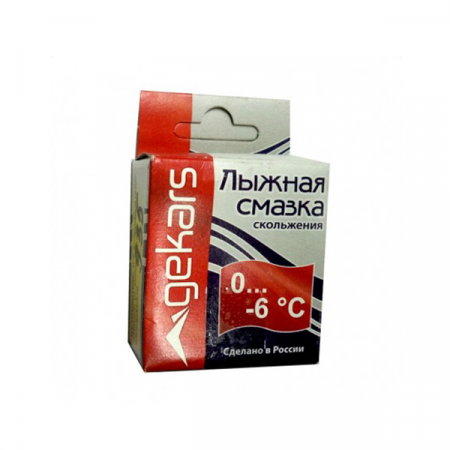 Смазка скольжения (парафин) 0..-6 С, 50гр. "Gekars"