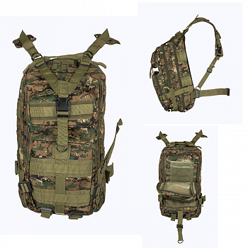 Рюкзак тактический 20л, digital woodland/rep-069dig_wood